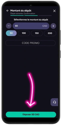 Entrez votre dépôt WinSpirit