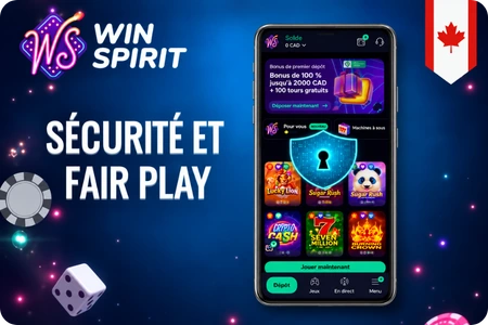 Sécurité Win Spirit casino licence certification